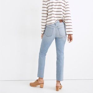 Madewell • Raw Hem Lightwash Jean